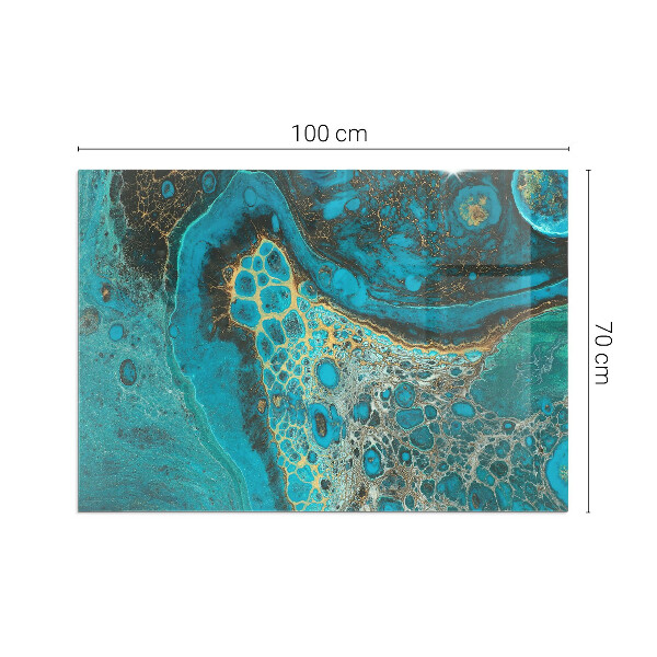 Obdĺžniková podložka pod krb Abstraktný organický vzor