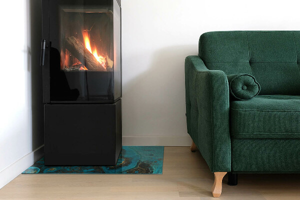 Obdĺžniková podložka pod krb Abstraktný organický vzor