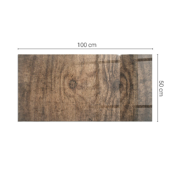 Obdĺžniková podložka pod kachle Vzor prírodného dreva