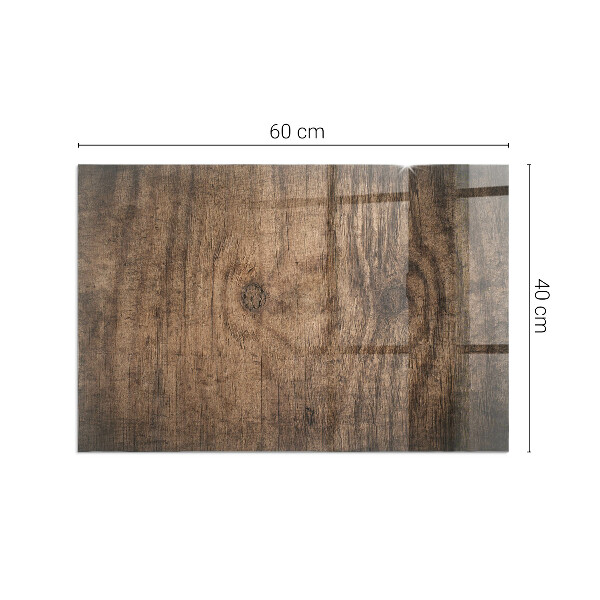 Obdĺžniková podložka pod kachle Vzor prírodného dreva