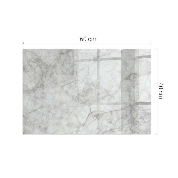 Obdĺžniková sklenená podložka pod krb Mramorový štruktúrny vzor