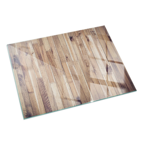 Obdĺžniková podložka pod krb Drevená doska v rozložení