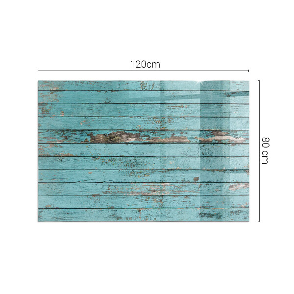Obdĺžniková sklenená podložka pod krb Dosky v rustikálnom štýle