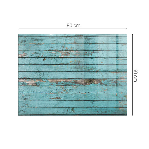 Obdĺžniková sklenená podložka pod krb Dosky v rustikálnom štýle