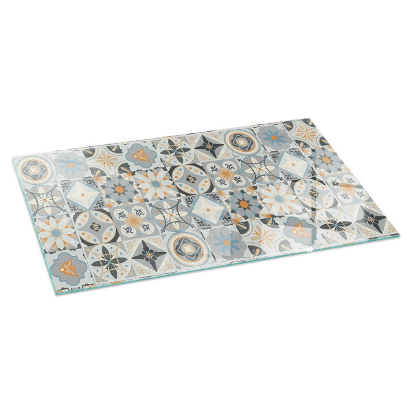 Obdĺžniková podložka pod kachle Mozaikové vzory v dlaždiciach