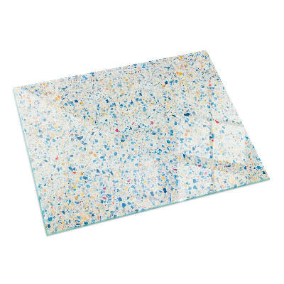 Obdĺžniková sklenená podložka pod krb Abstraktný textúrovaný vzor