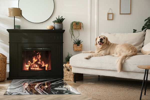 Obdĺžniková podložka pod kachle Abstraktné vlny a čiary