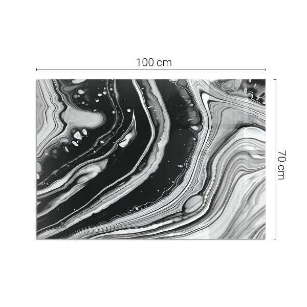 Obdĺžniková podložka pod kachle Abstraktné vlny a čiary