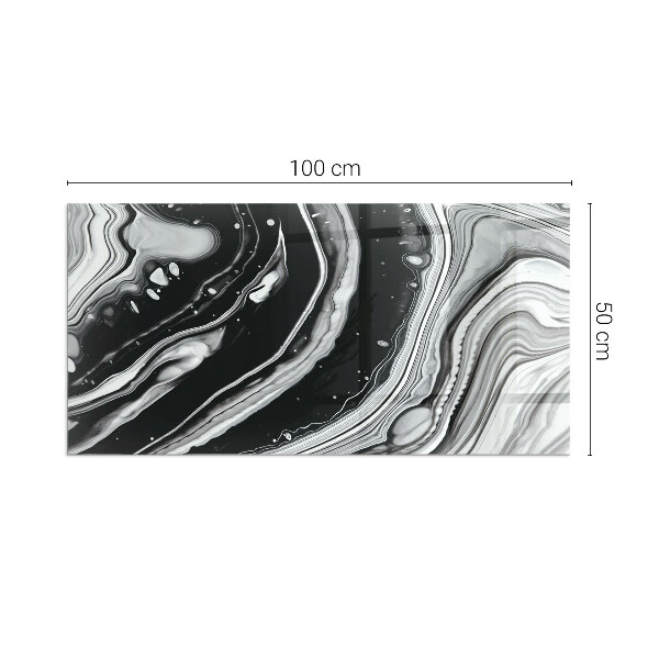 Obdĺžniková podložka pod kachle Abstraktné vlny a čiary