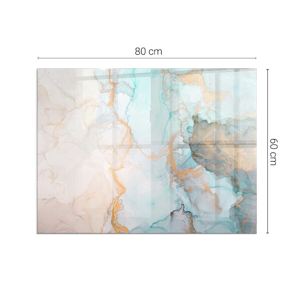 Obdĺžniková podložka pod kachle Abstraktný tekutý vzor