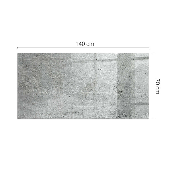 Obdĺžniková podložka pod krb Textúra surového betónu