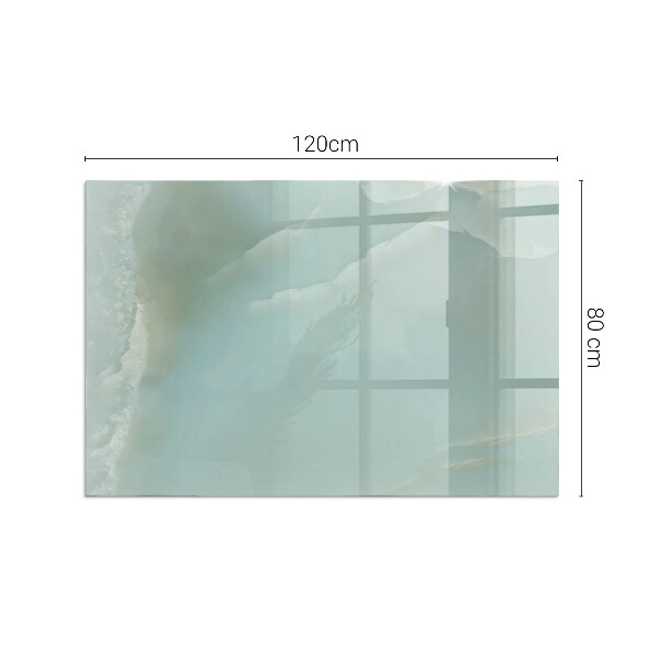 Obdĺžniková podložka pod kachle Jemný mramorový vzor