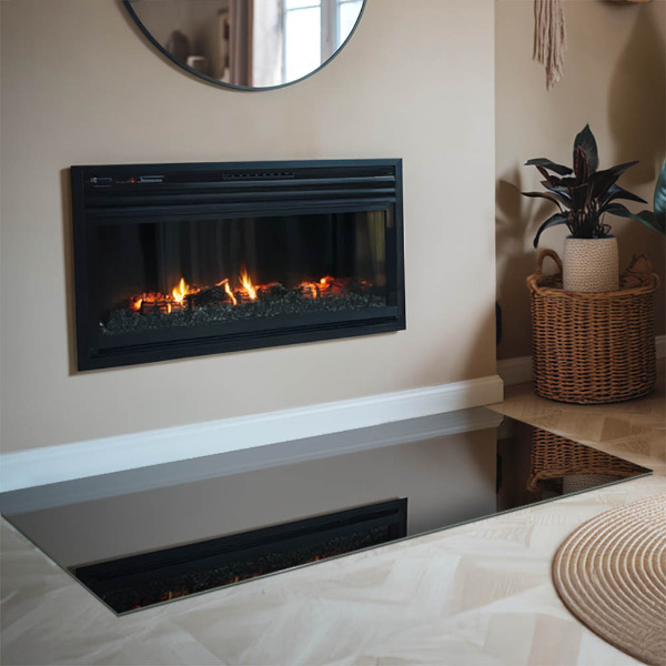 Obdĺžniková podložka pod kachle Farba Čierna