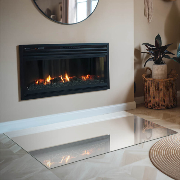 Obdĺžniková podložka pod krb Slonovinová farba