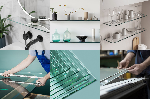 Zavesná polička do kúpeľne 100x13 cm