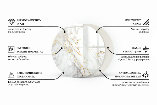 Doska na stôl Betónové vzory so škrabancami