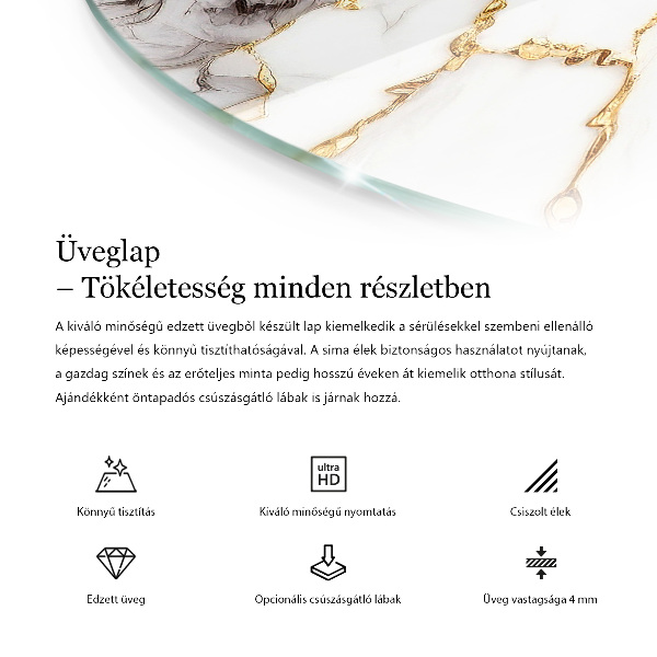 Doska na stôl Betónové vzory so škrabancami