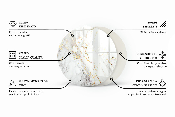 Doska na stôl Mozaikové vzory s ornamentami