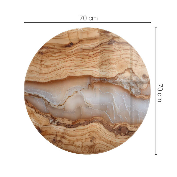 Doska na stôl Drevo s akcentmi živice