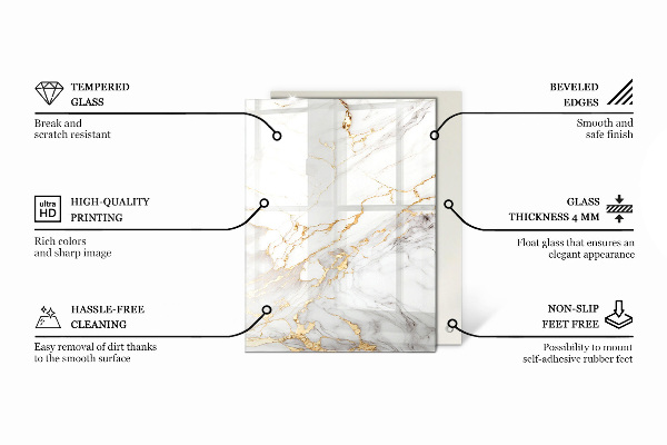 Stolová doska Vzor drevených panelov