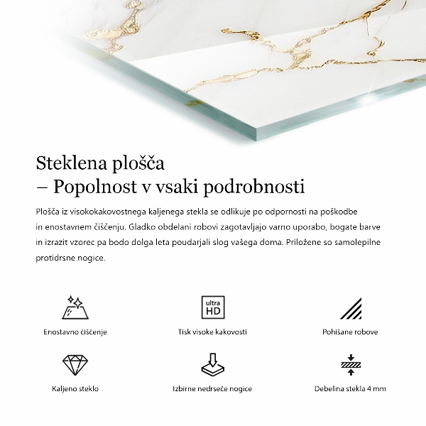 Stolová doska Motív mramorovej štruktúry