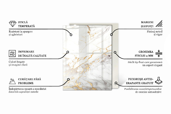 Stolová doska Ozdoby v štýle mozaiky