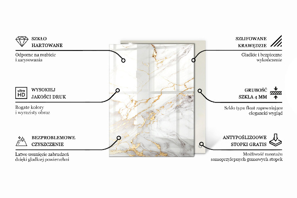 Stolová doska Vzor z prírodného kameňa