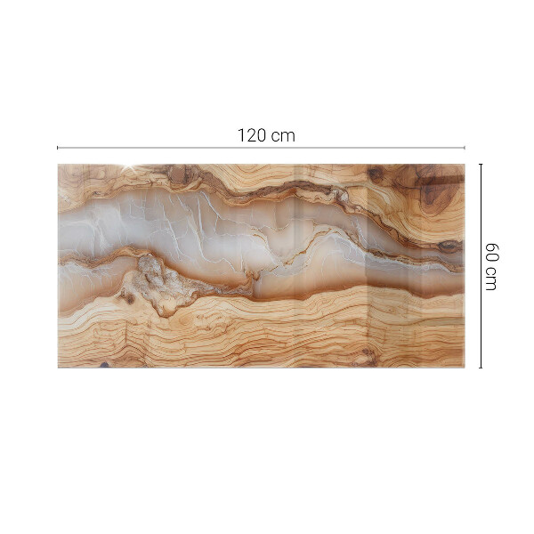 Stolová doska Vzor prírodného dreva a živice