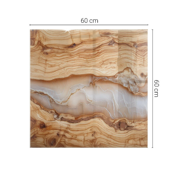 Stolová doska Vzor prírodného dreva a živice