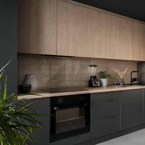 Transparentný obklad za kuchynskú linku 125x50 cm