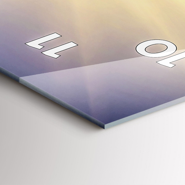 Vertikálne hodiny Horská krajina