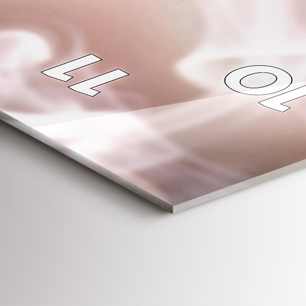 Vertikálne hodiny Šálka kávy