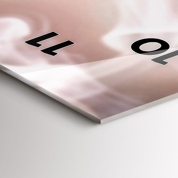 Vertikálne hodiny Šálka kávy