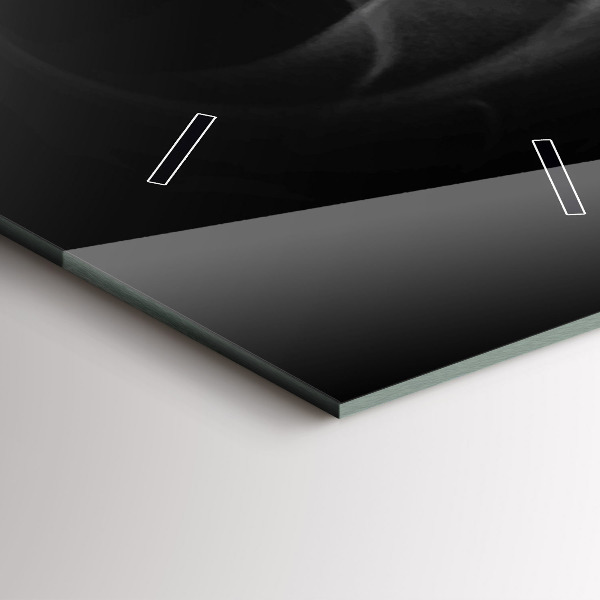 Vertikálne hodiny Šálka kávy