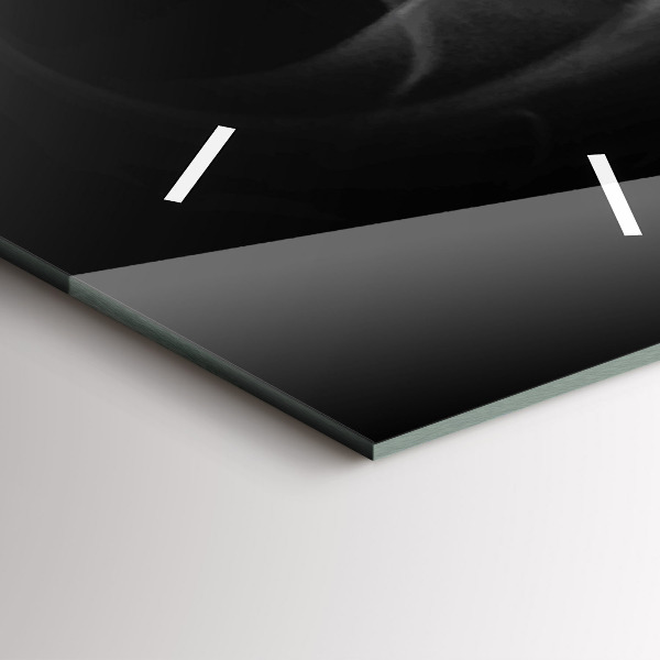 Vertikálne hodiny Šálka kávy