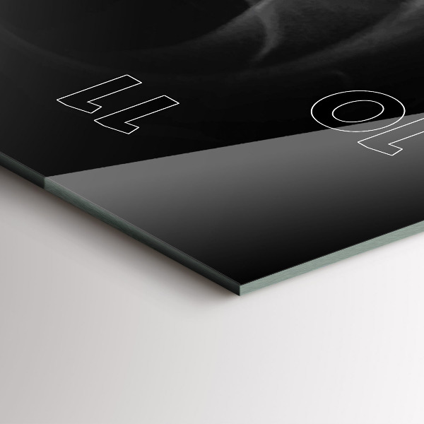 Vertikálne hodiny Šálka kávy