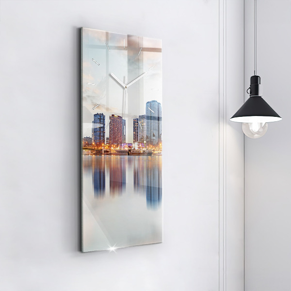 Vertikálne hodiny Panoráma s Eiffelovou vežou