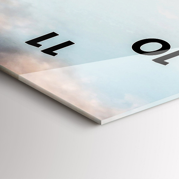 Vertikálne hodiny Panoráma s Eiffelovou vežou