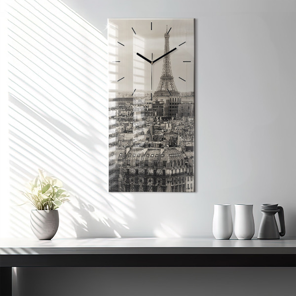 Vertikálne hodiny Panoráma Paríža