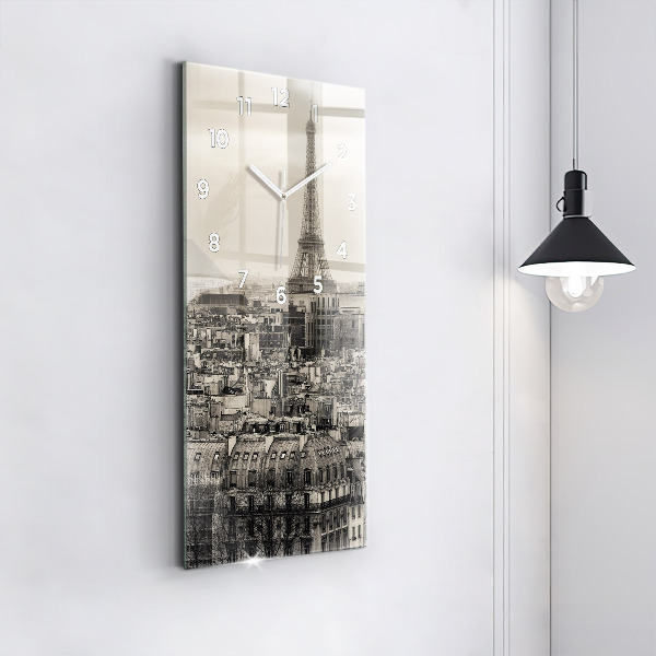 Vertikálne hodiny Panoráma Paríža
