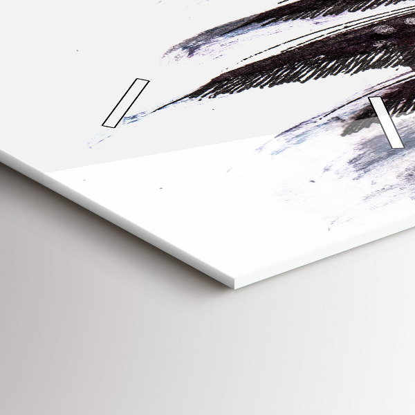 Vertikálne hodiny Maľované vtáky