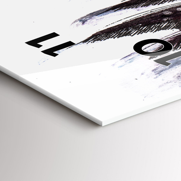 Vertikálne hodiny Maľované vtáky