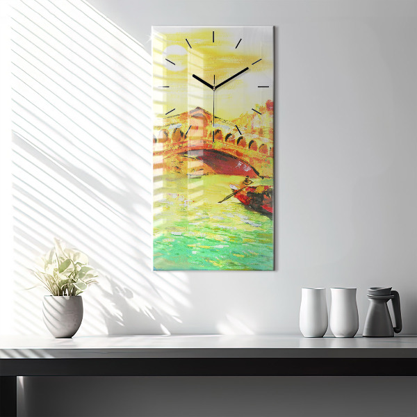 Vertikálne hodiny Benátsky most Rialto