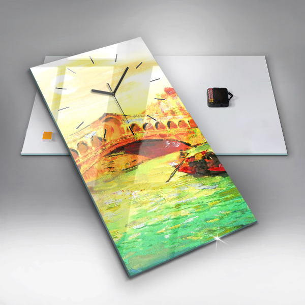 Vertikálne hodiny Benátsky most Rialto