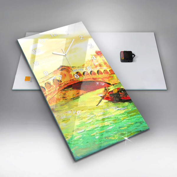 Vertikálne hodiny Benátsky most Rialto