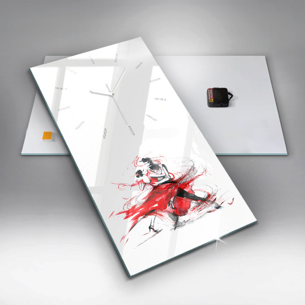 Vertikálne hodiny Tanečný pár