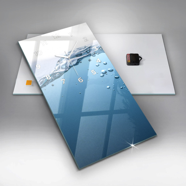 Vertikálne hodiny Pohľad pod vodu