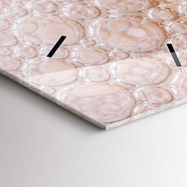 Vertikálne hodiny Pivo s penou