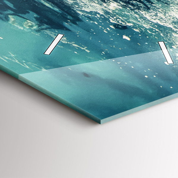 Vertikálne hodiny Slon plávajúci v oceáne