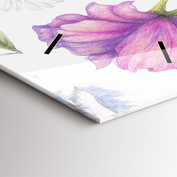 Vertikálne hodiny Aranžovanie kvetov